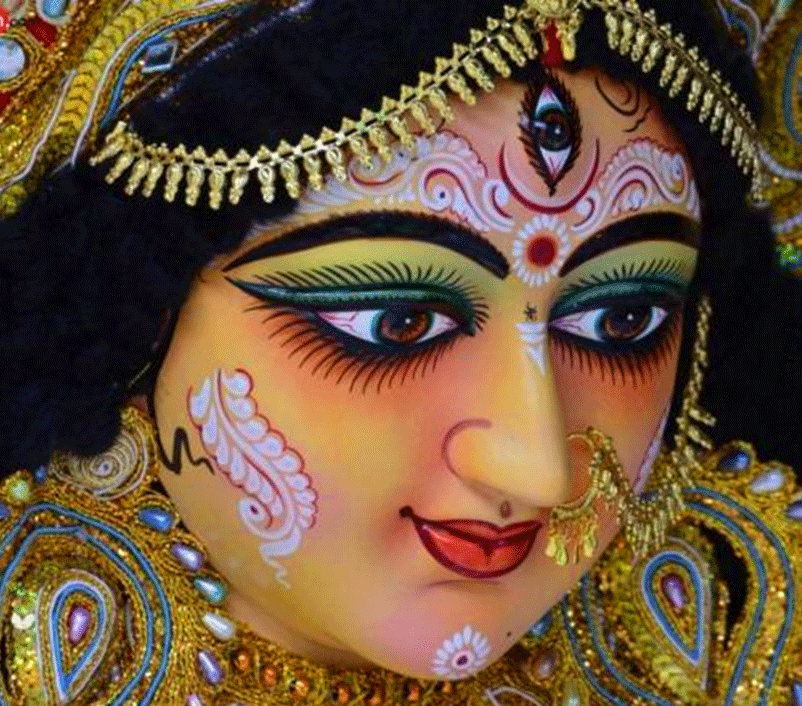 Download HD 1080p Maa Durga Images With Smile Face 