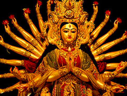 Maa Durga Pics With 10 Hand Latest