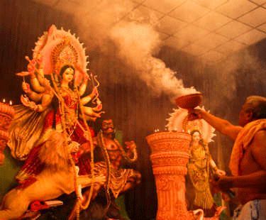 Maa Durga Images In Kolkata Mandir