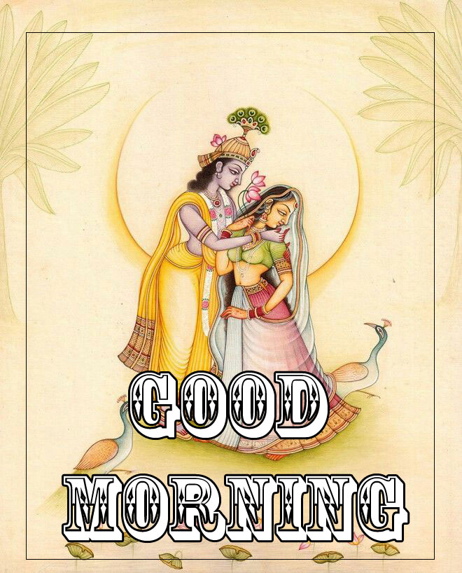 Love Free Radha Krishna Good Morning Wishes Pics Pictres Download