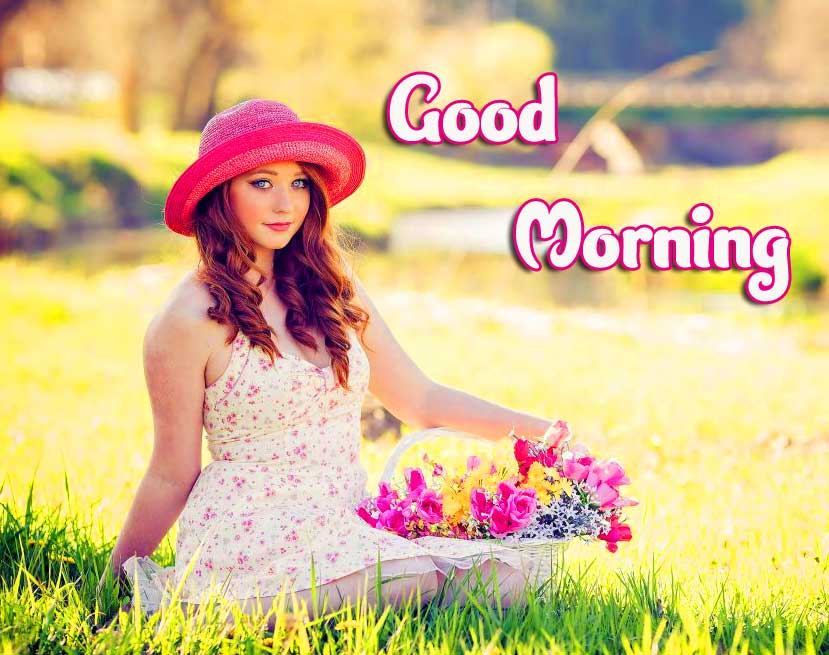 Good Morning Beautiful Ladies / Stylish Girls Images Pics Wallpaper Download 