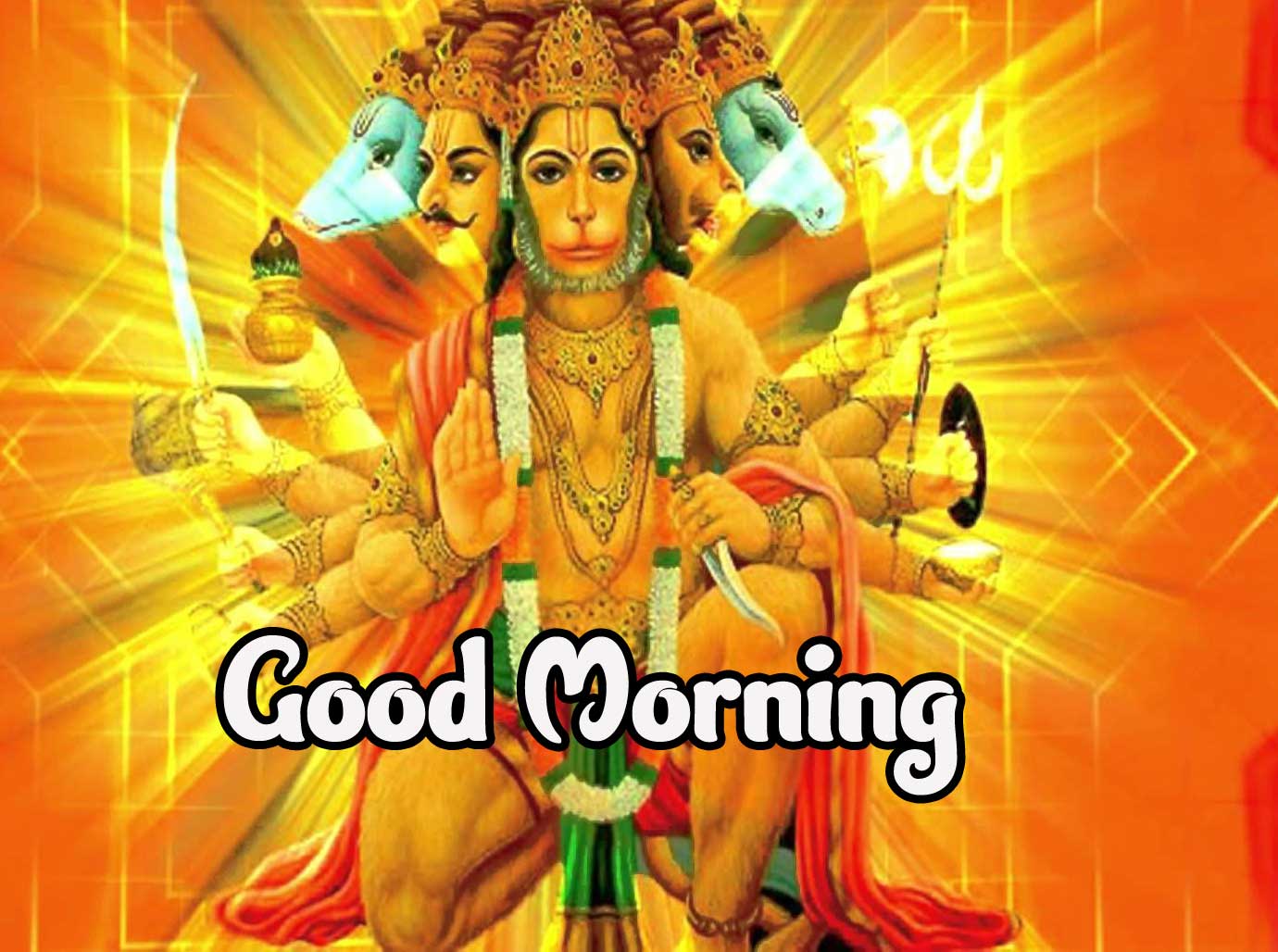 Good Morning Shubh Shanivar Hanuman Ji Images Wallpaper Free Downward 