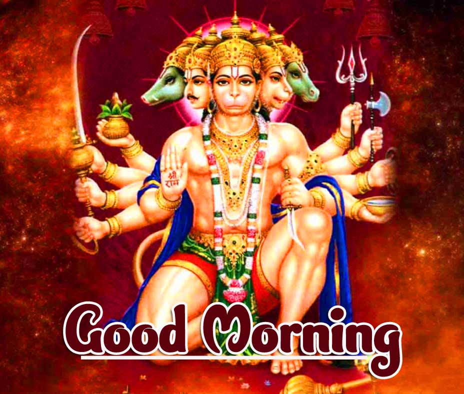 Good Morning Shubh Shanivar Hanuman Ji Images Wallpaper for Whatsapp