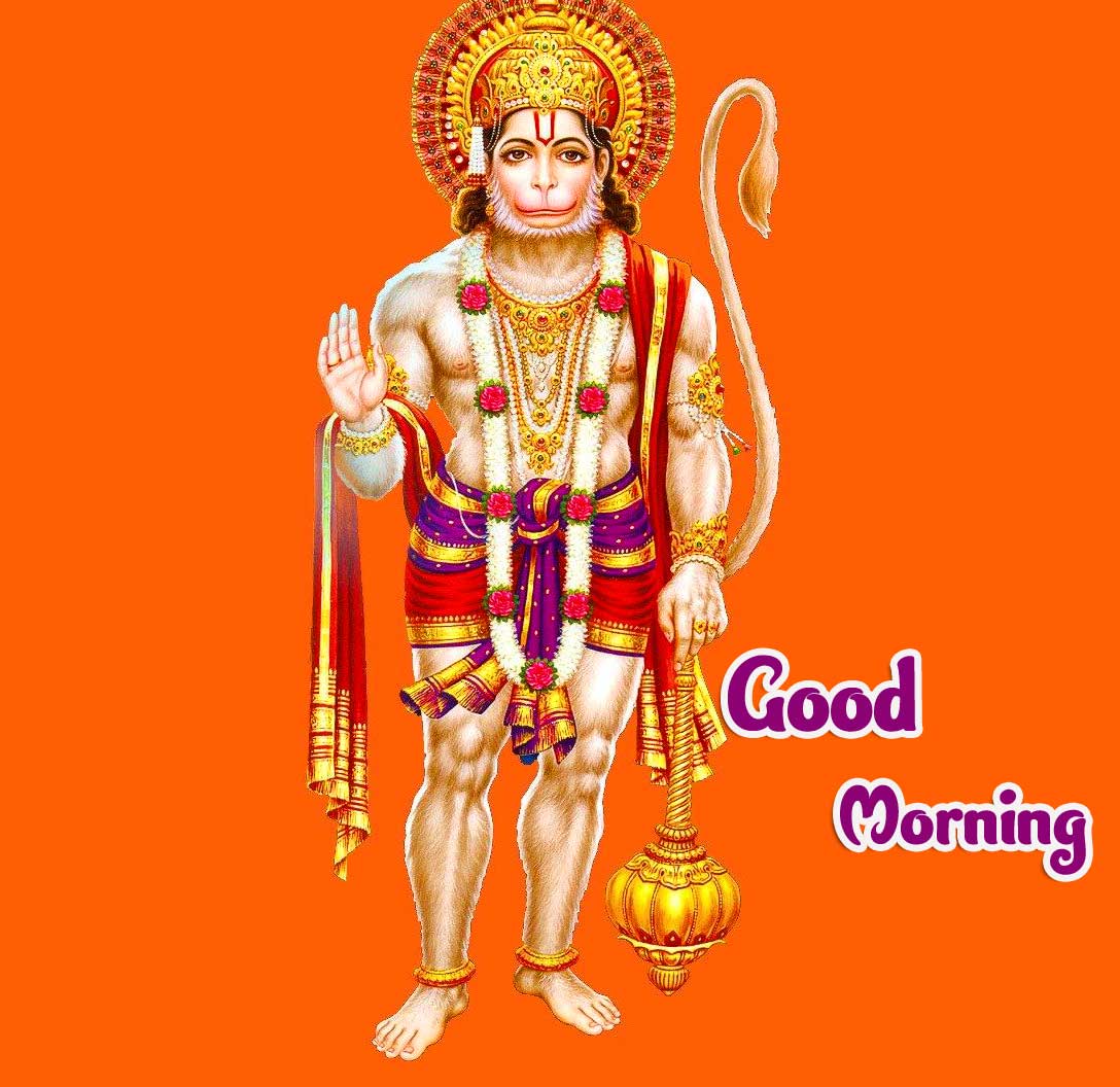 Latest Free Good Morning Shubh Shanivar Hanuman Ji Images Pics Download 