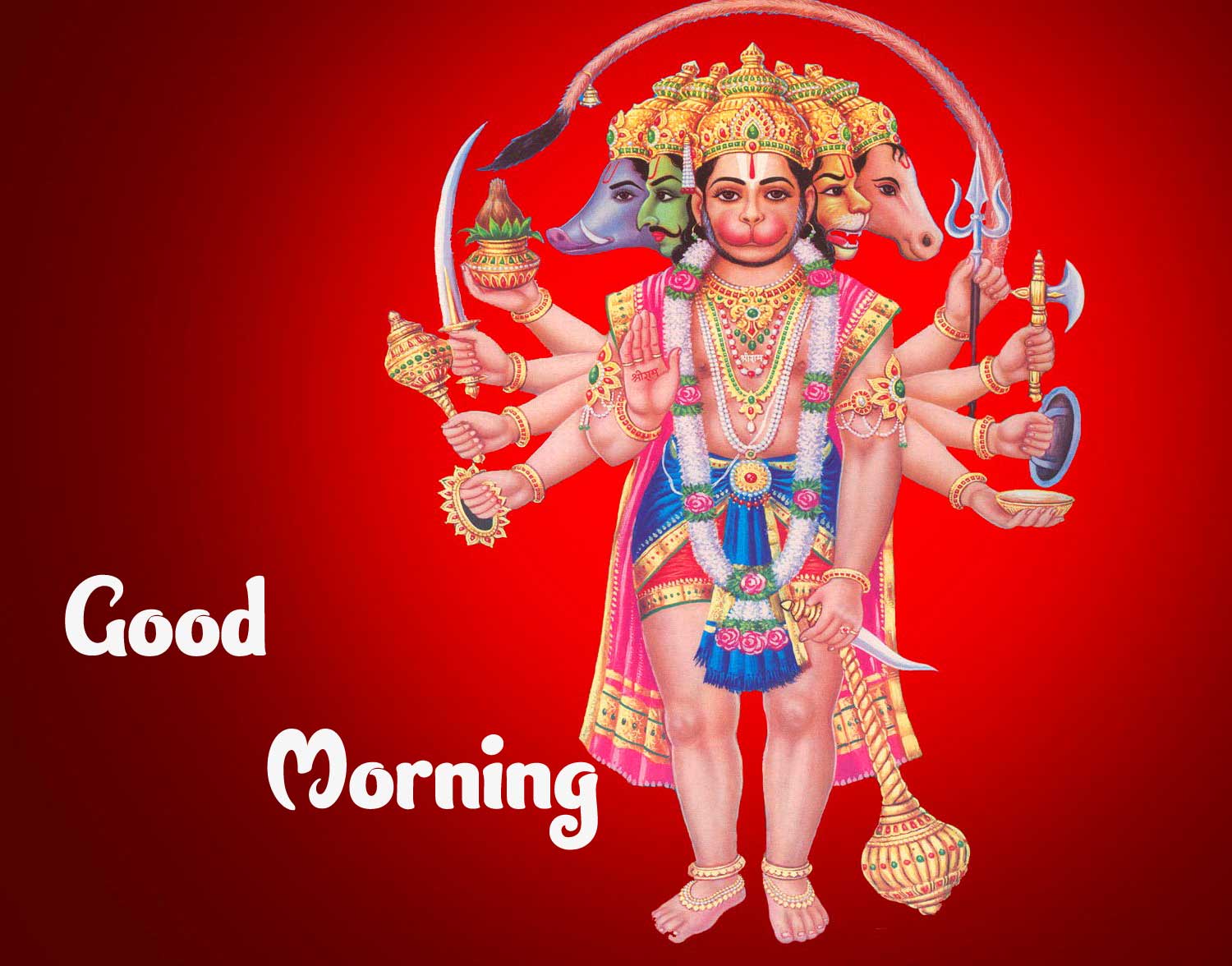 Good Morning Shubh Shanivar Hanuman Ji Images Pics Wallpaper Download 