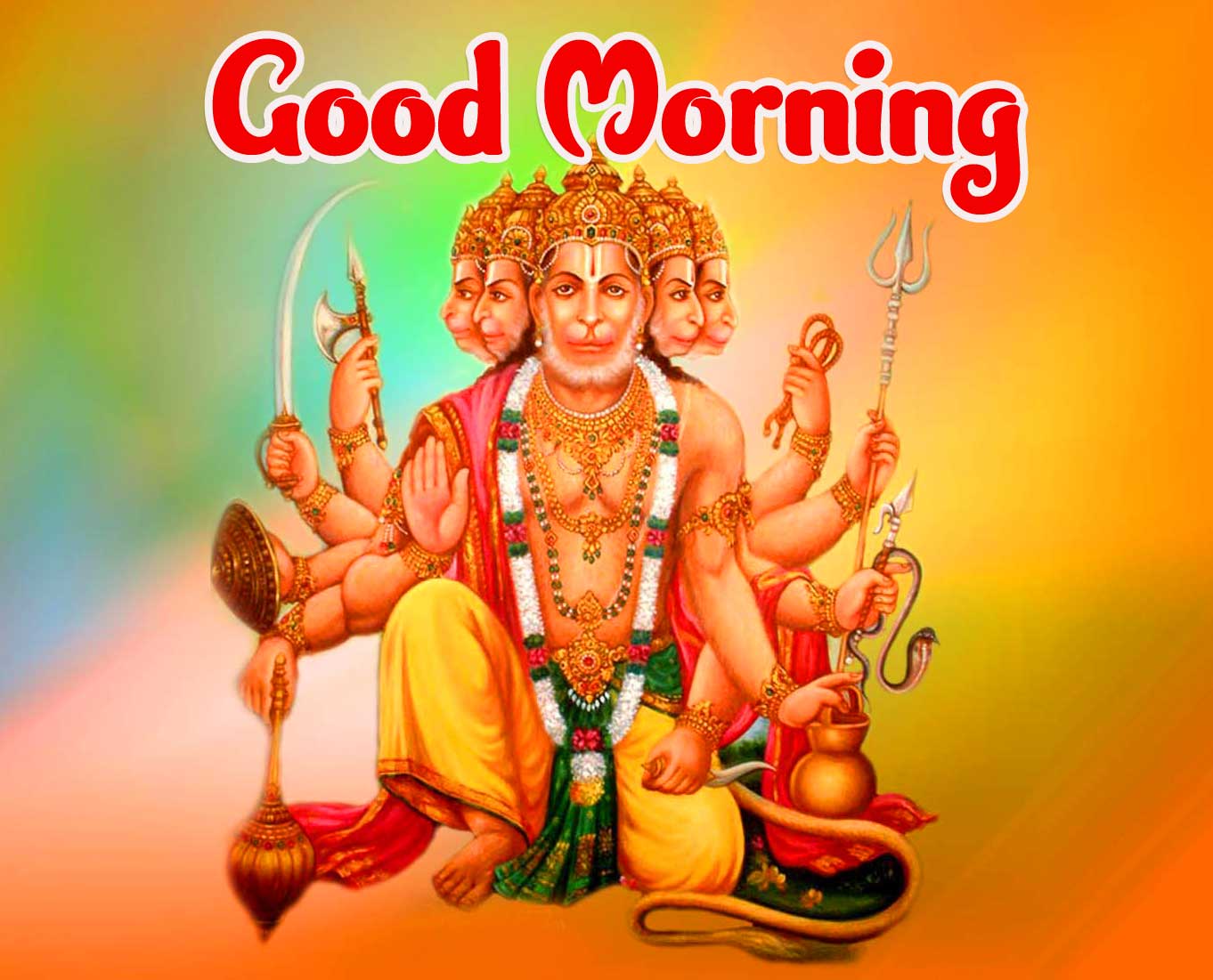 Good Morning Shubh Shanivar Hanuman Ji Images Wallpaper for Facebook 