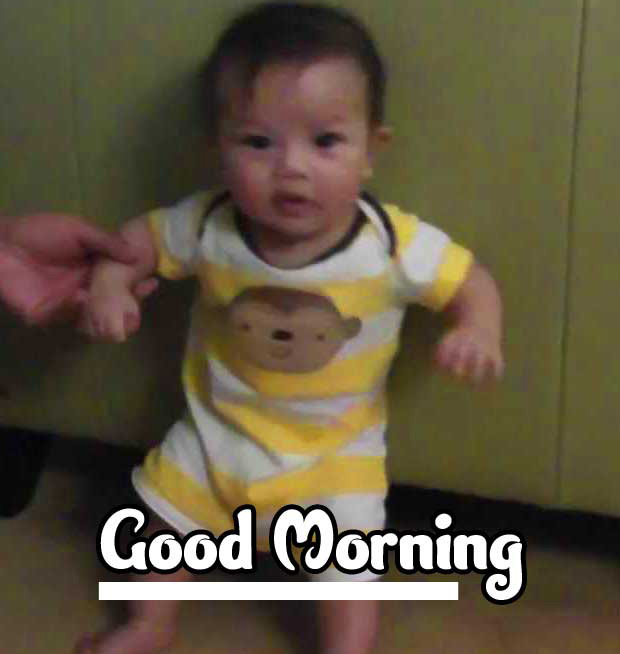 Good Morning Small Baby Images Wallpaper pics free Download 