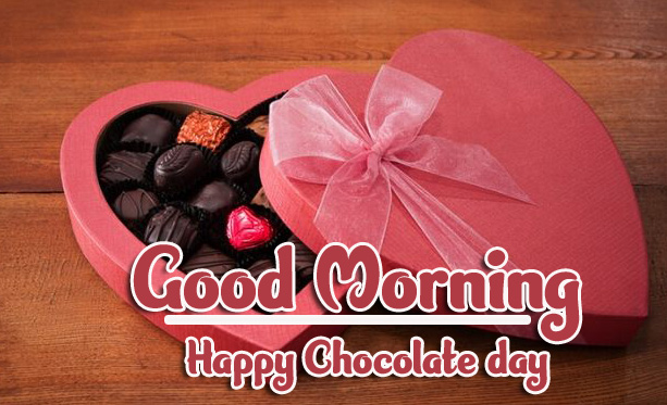 Happy Chocolate Day Good Morning Images Wallpaper free Download 