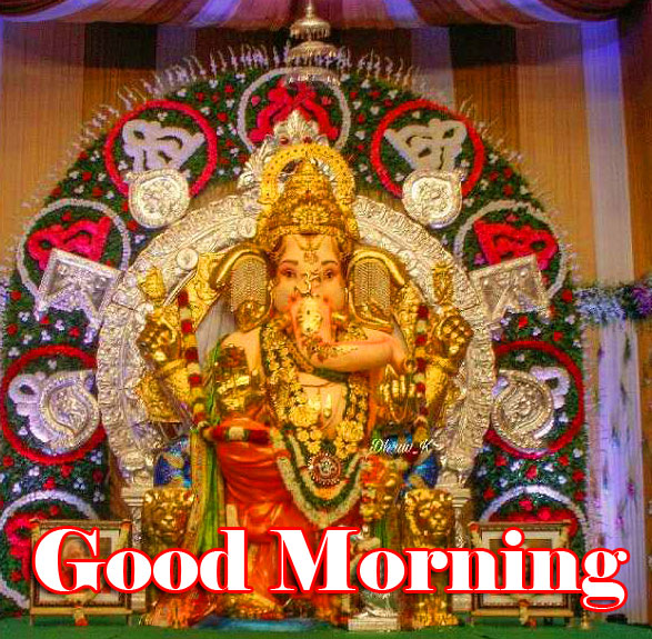  Good Morning Ganpati Bappa / Ganesha Pics Wallpaper Download 