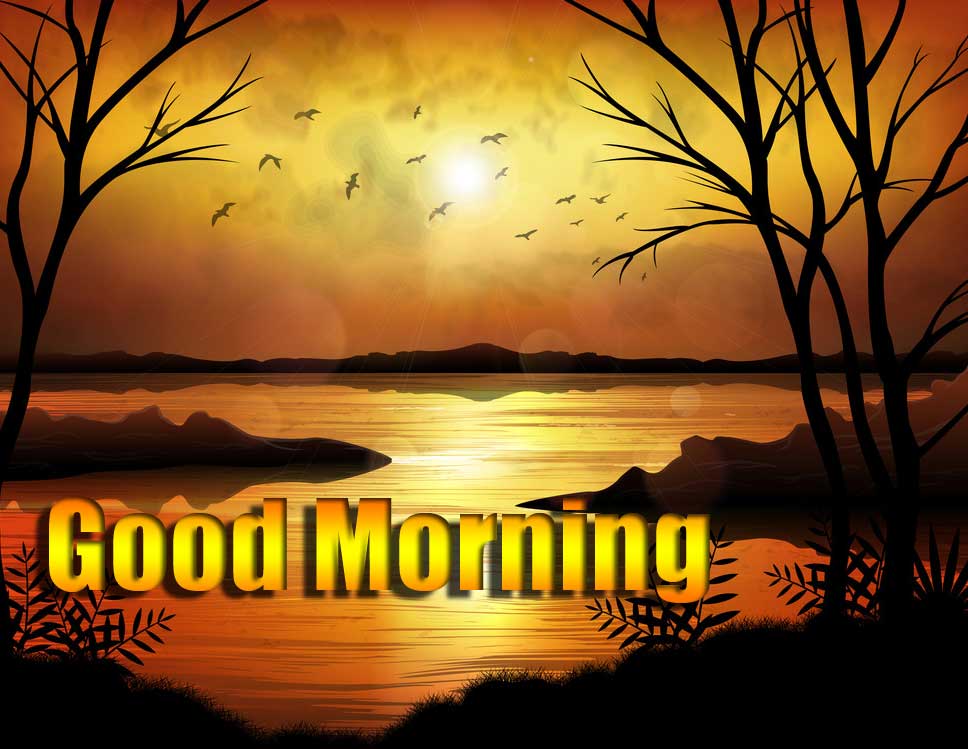 Beautiful Free Good Morning Wishes With Sunrise Pics Wallpaper free Download 