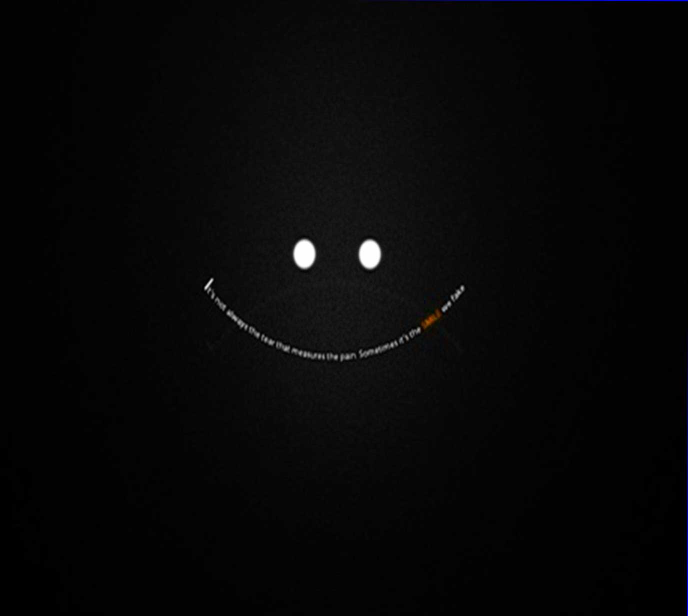 Black Whatsapp Dp With Smile
