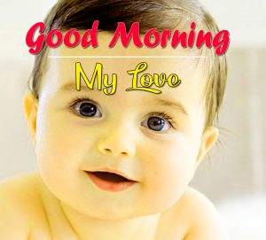 Good Morning Images Photo With Cute Baby
