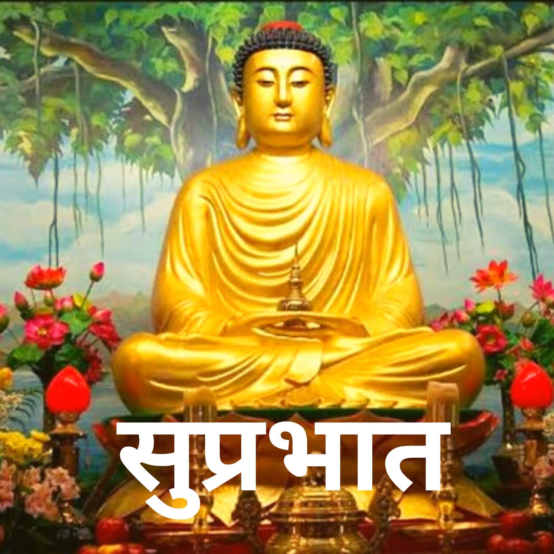 Buddha God Suprabhat Wallpaper Download