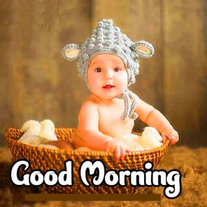 Good Morning Small Baby Images Photo for Whatsapp
