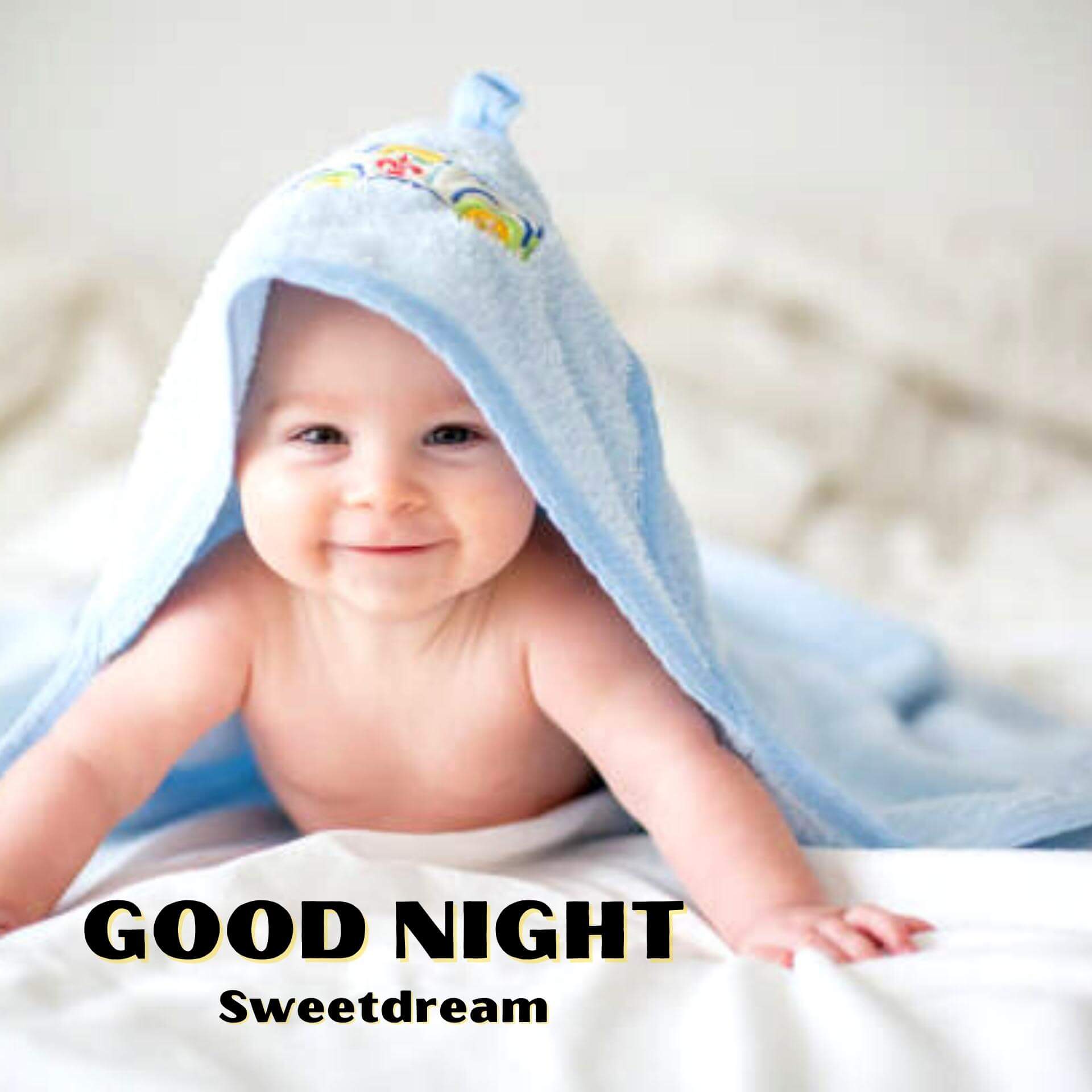 Good Night Wallpaper With Cute Baby