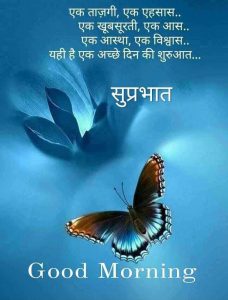 HD New Good Morning Quotes In Hindi Font Images Pics Downlaod