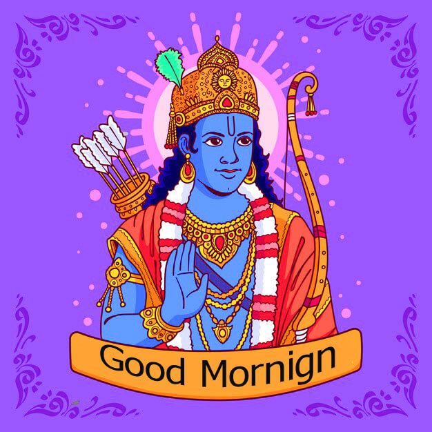 Ram Ji Good Morning Wishes Photo Wallpaper Download