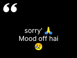 Mood Off DP for Whatsapp Pic Download