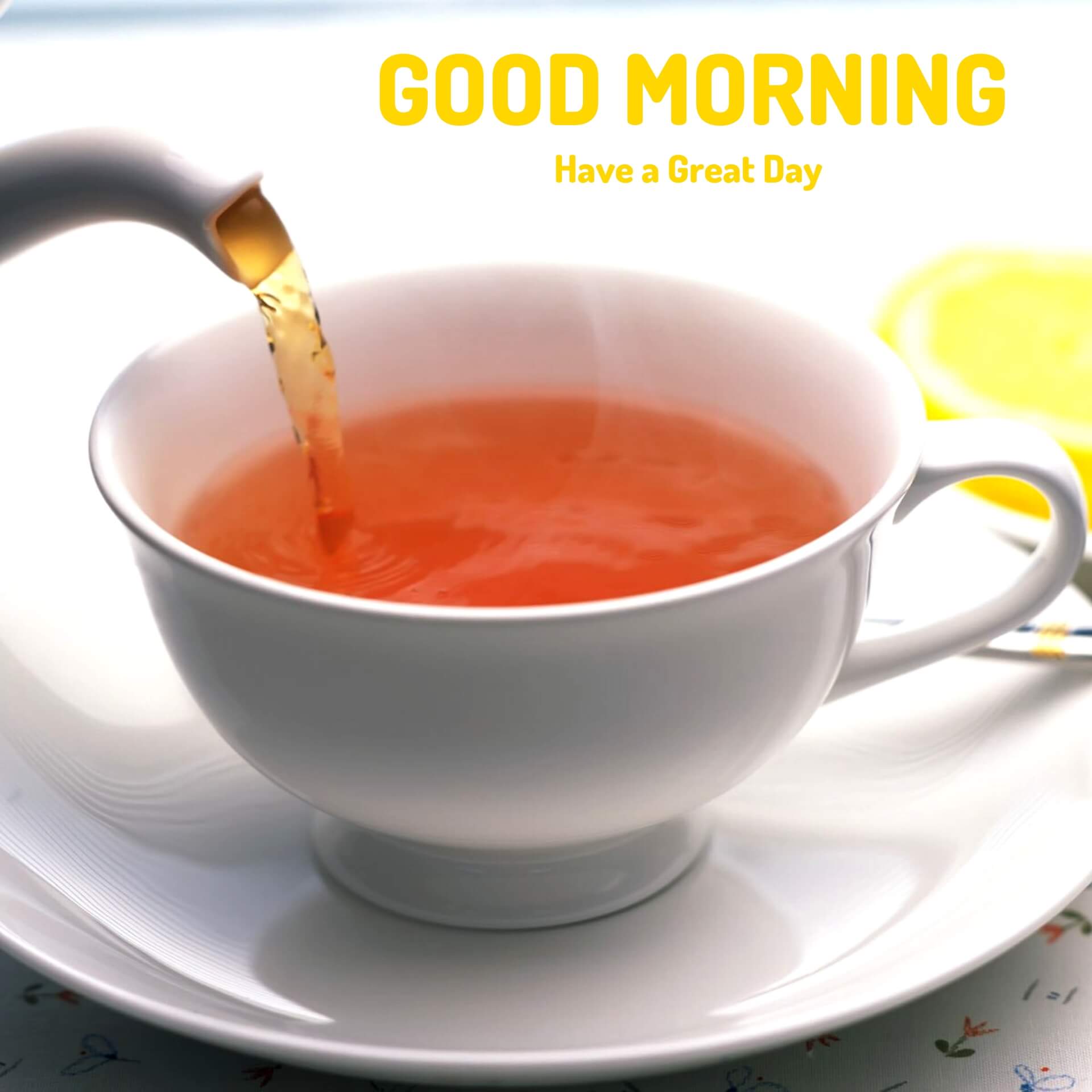 Free Good Morning Tea Cup Images Wallpaper Free Download