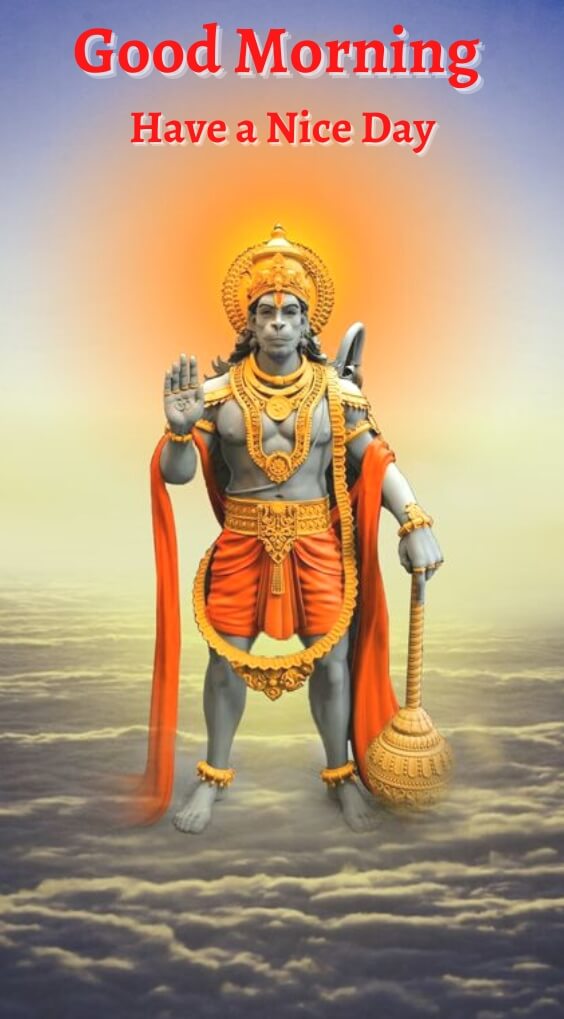 Free Jai Hanuman Ji Good Morning Wallpaper Download