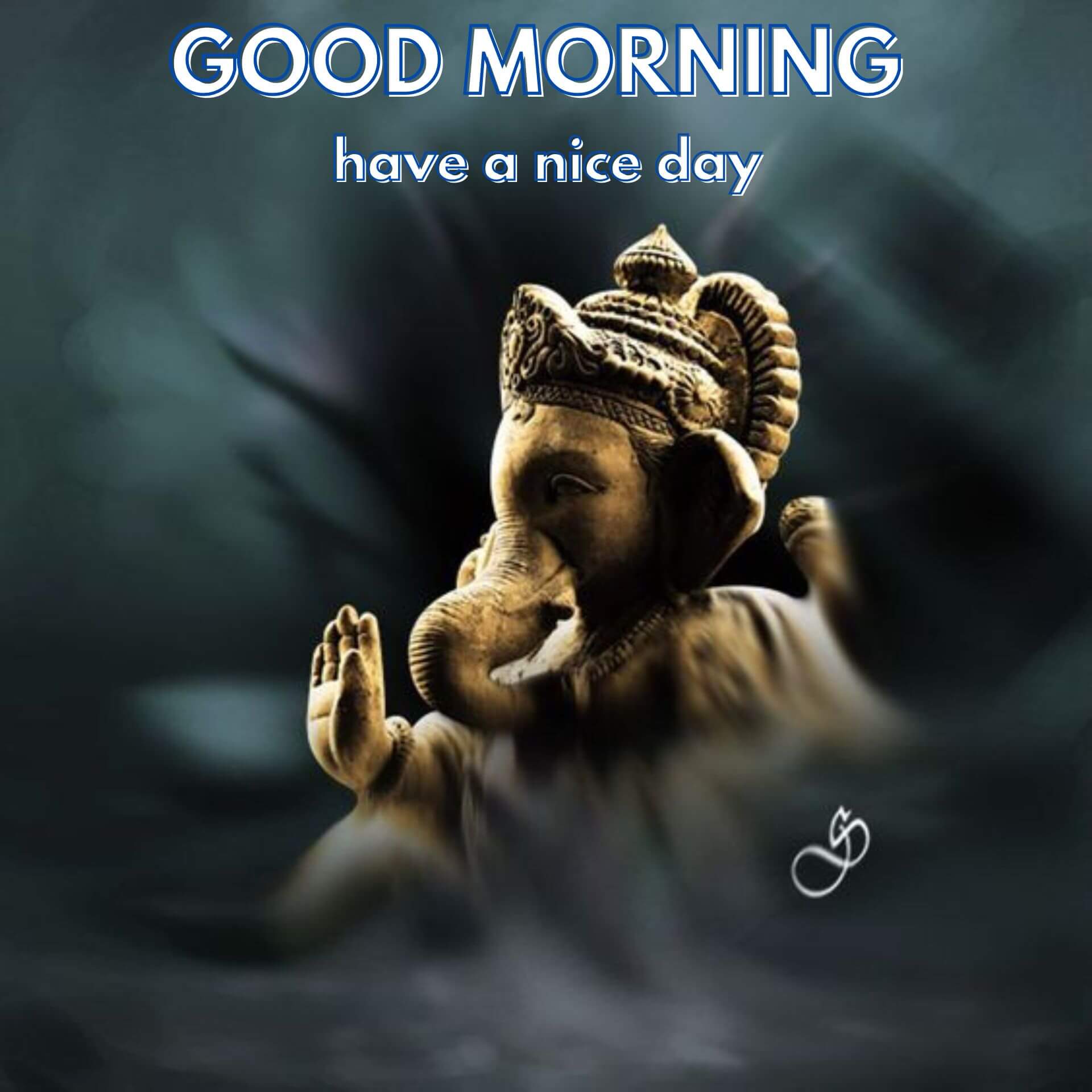 Free Lord God Ganesha Ji Good Morning Wallpaper Download