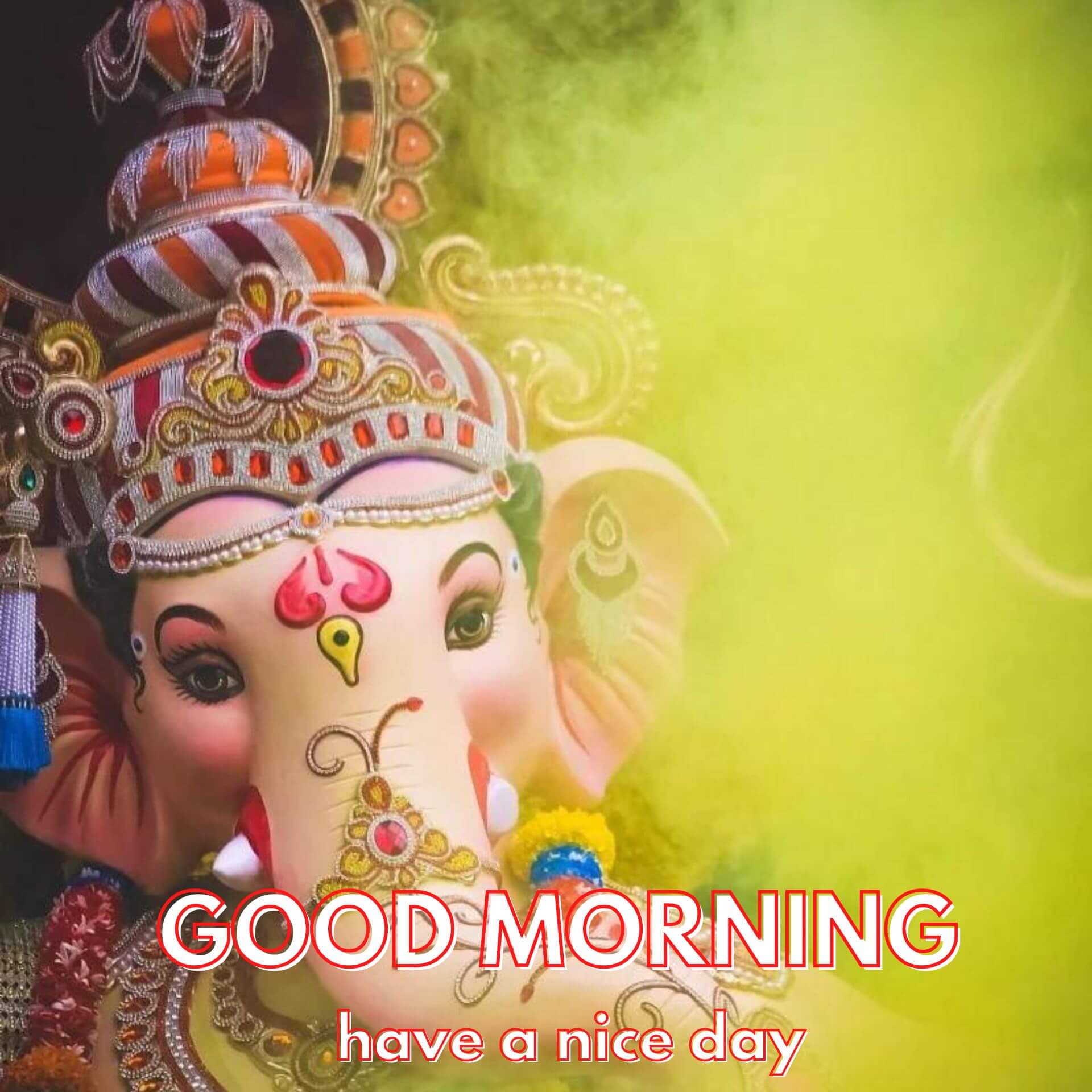 Ganesha Morning Pics Wallpaper