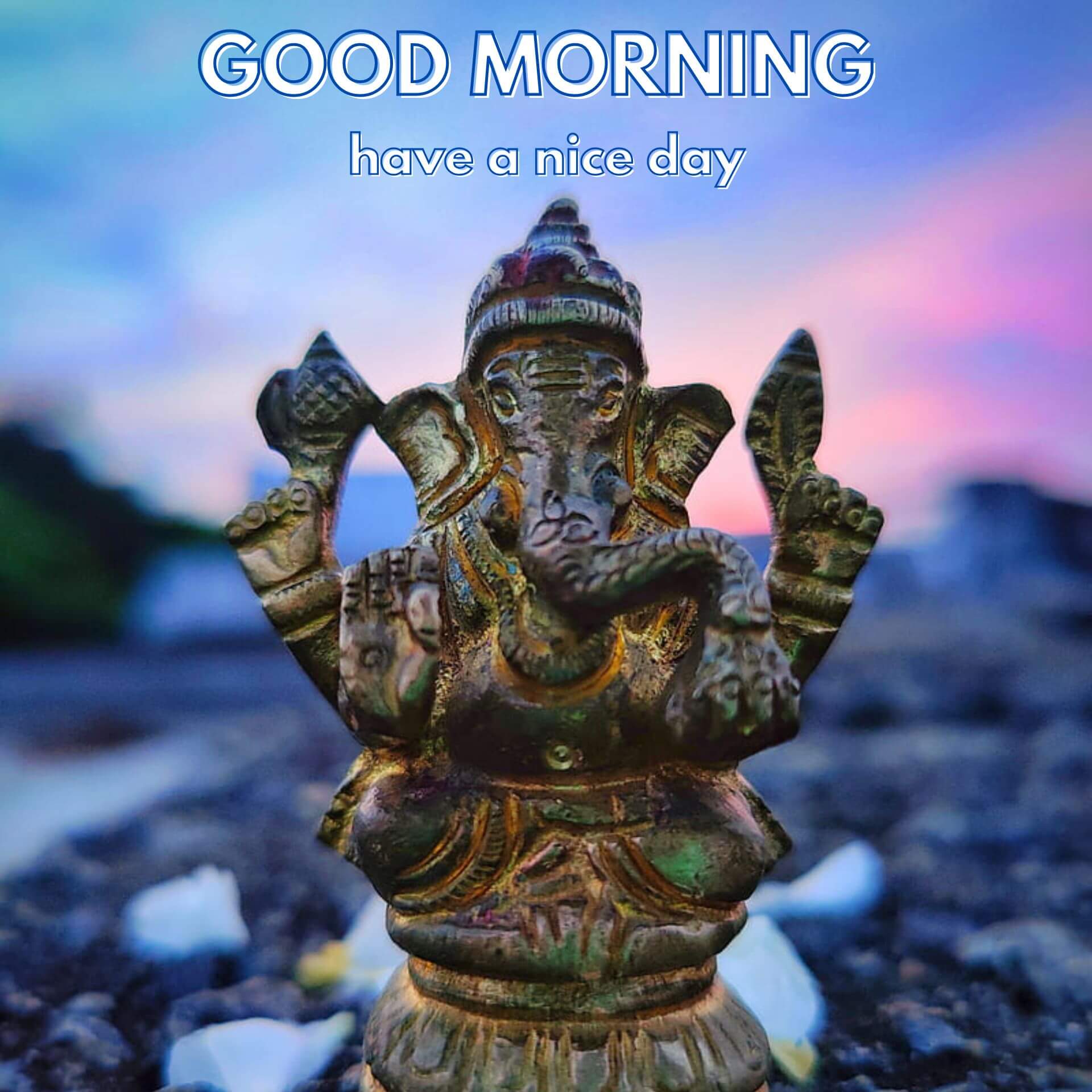 Lord God Ganesha Ji Good Morning Photo Download Free
