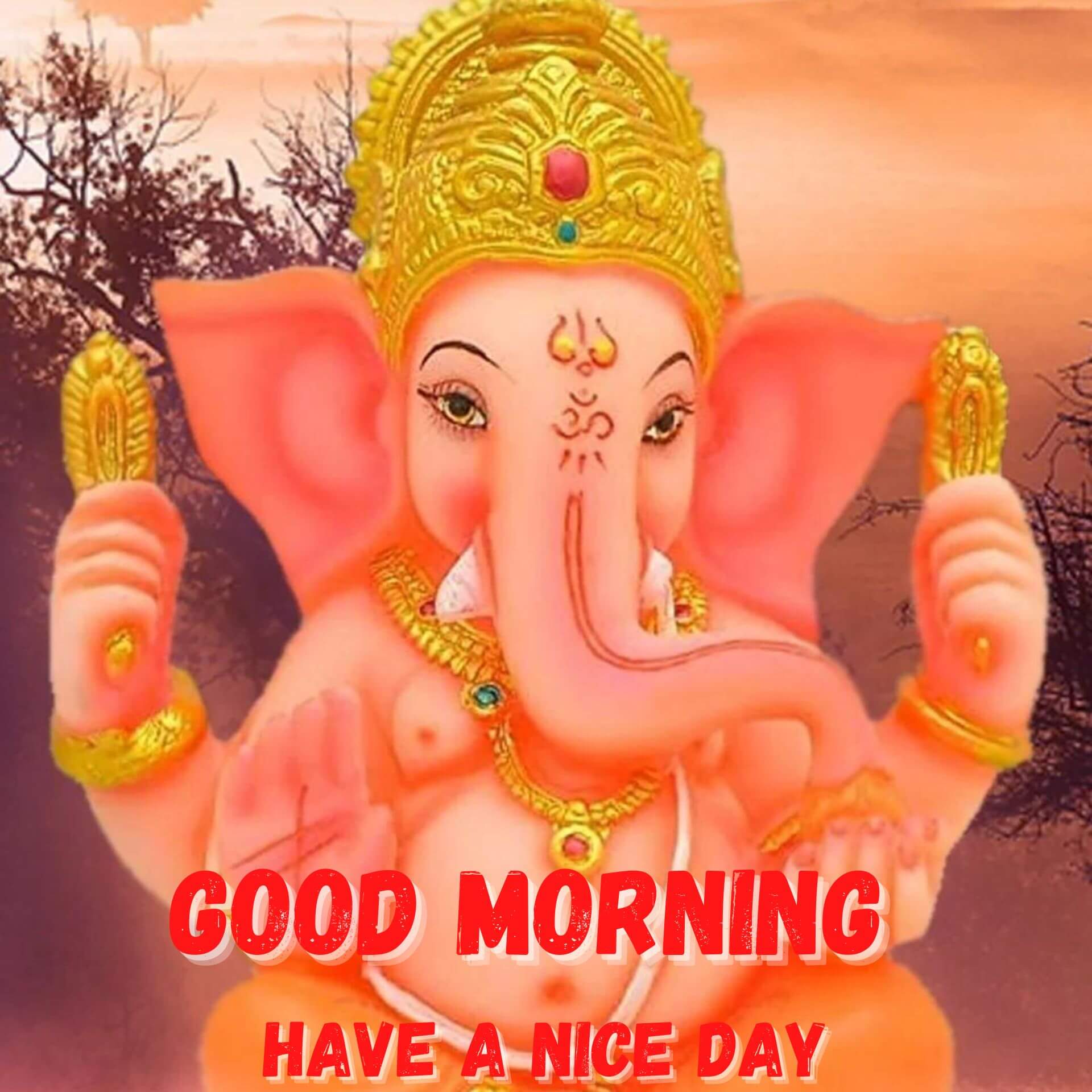 Lord God Ganesha Ji Good Morning Photo Download