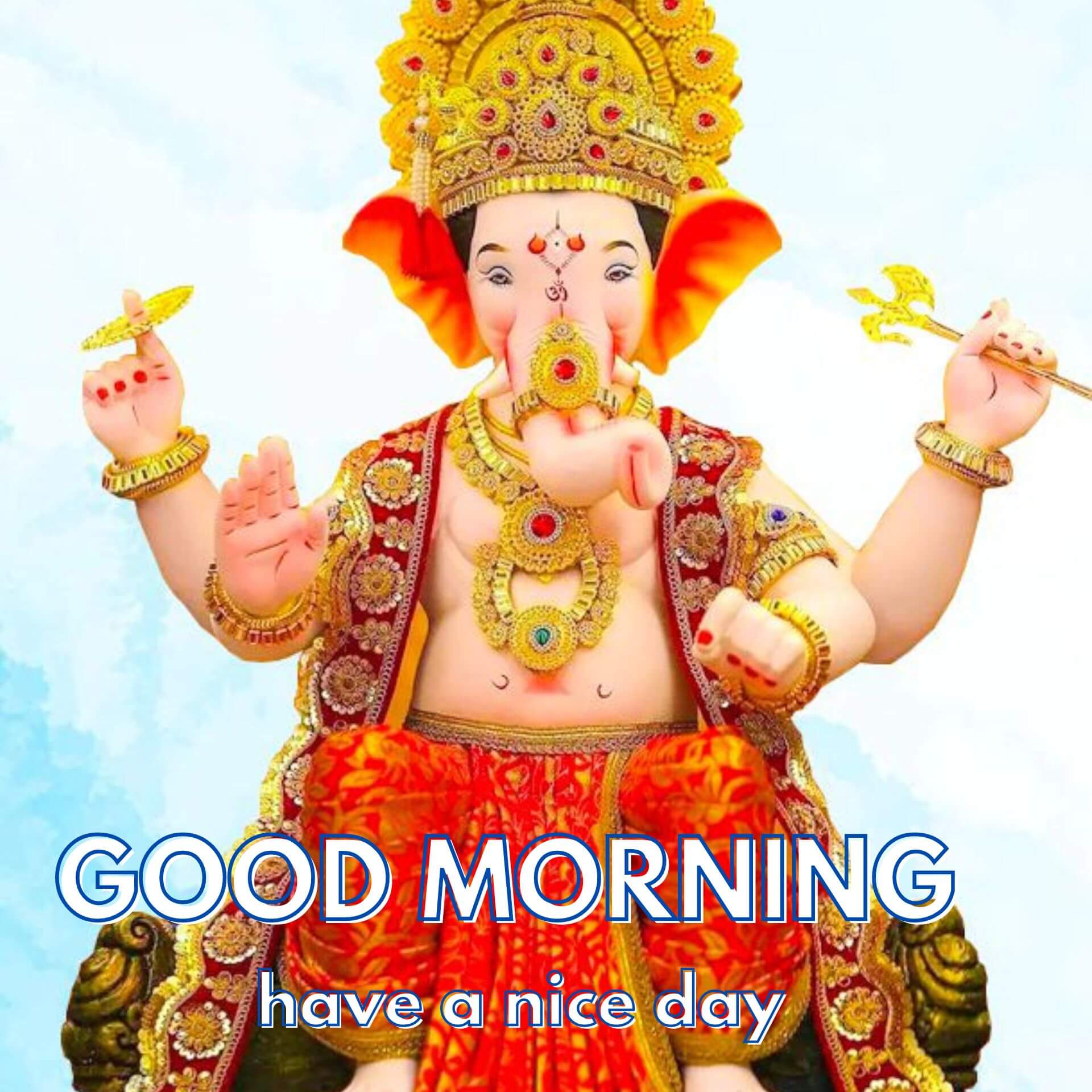Lord God Ganesha Ji Good Morning Pics Images Free Download