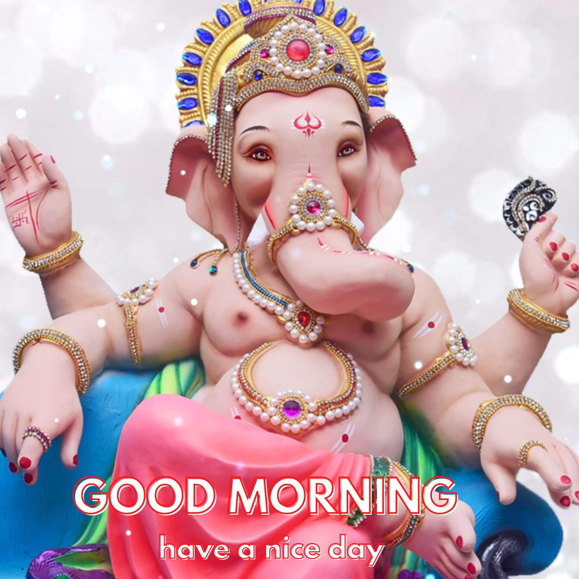 Lord God Ganesha Ji Good Morning photo for Whatsapp