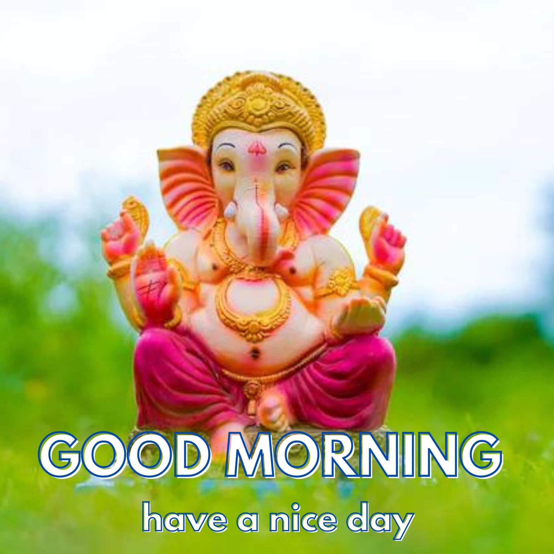 Lord God Ganesha Ji Good Morning pics Download Free Download