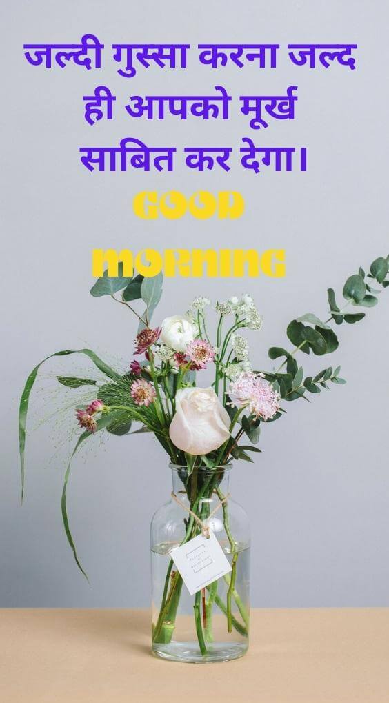 Free Hindi Good Morning Quotes Wallpaper New Download 2023
