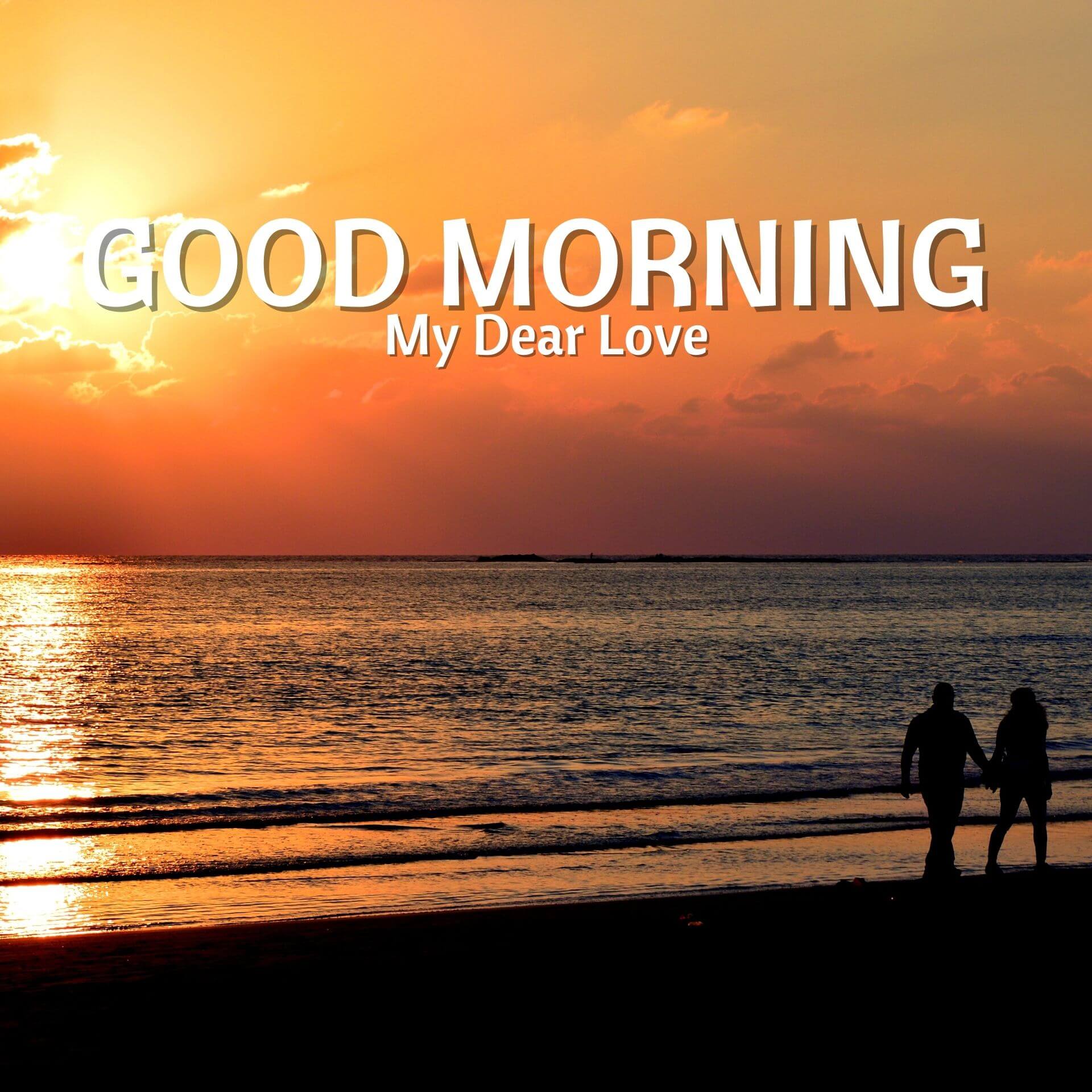 Romantic Good Morning Pics Wallpaper With Sunrise