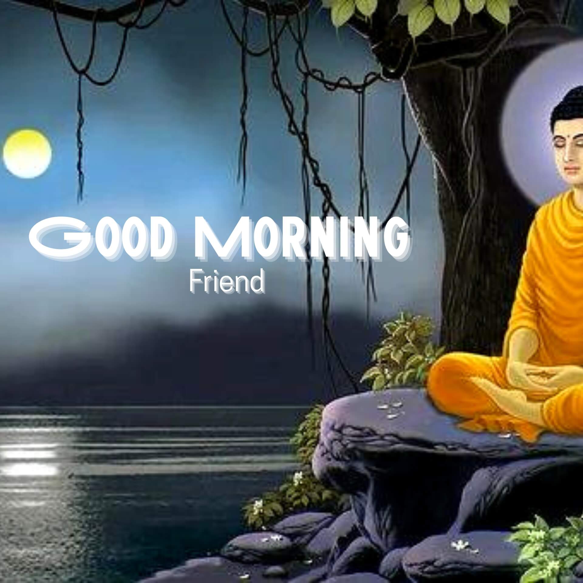 Gautam Buddha Good Morning Pics images Download 2