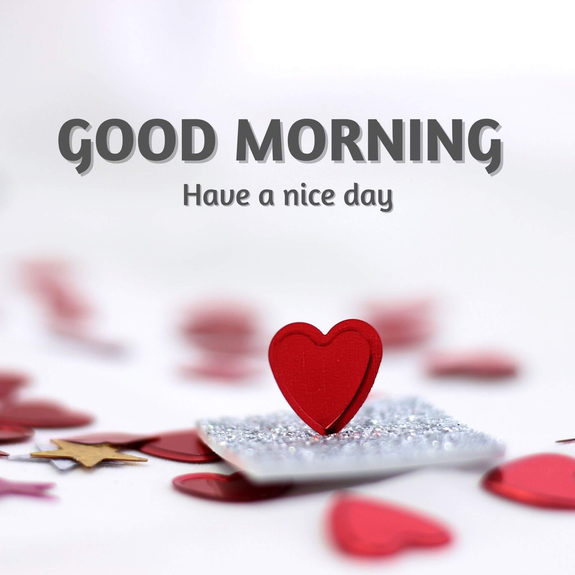Heart Good Morning Wallpaper HD Download 1