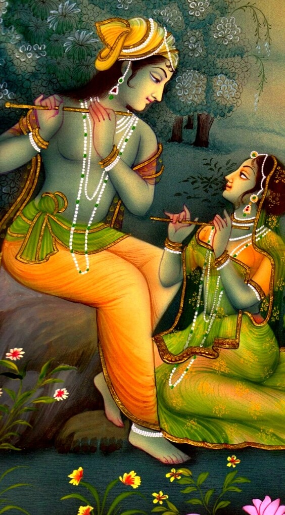 Painting Radha Krishna Wallpaper Free Download