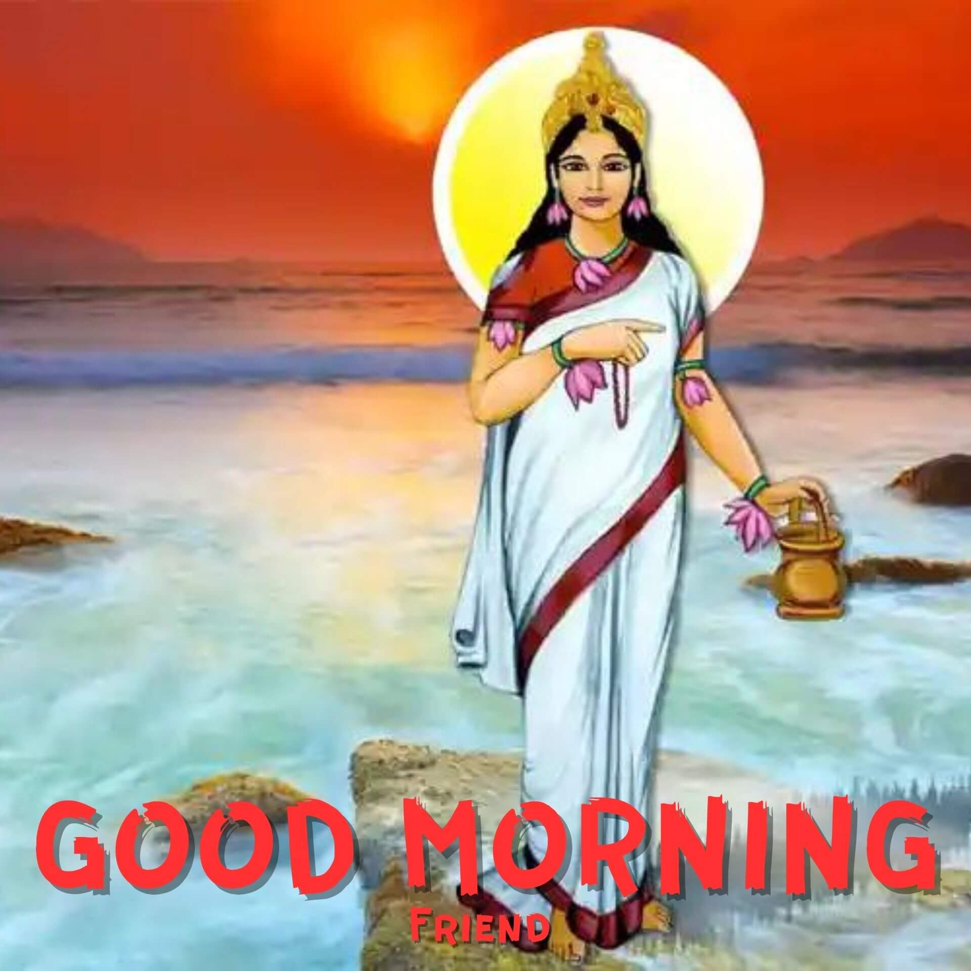 Best HD Jai Mata Di Good Morning Wallpaper for Whatsapp