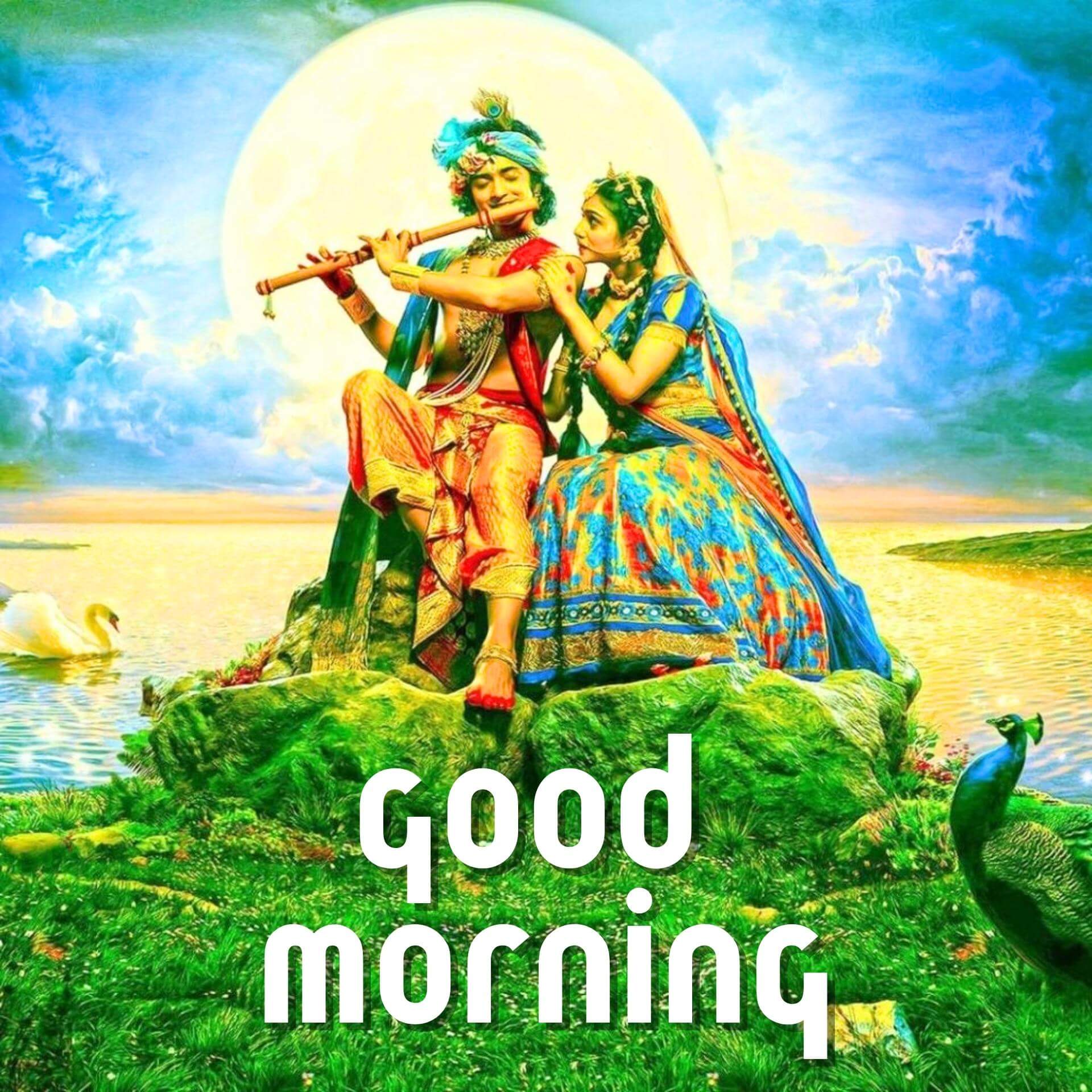 Radha Krishna God Good Morning Images