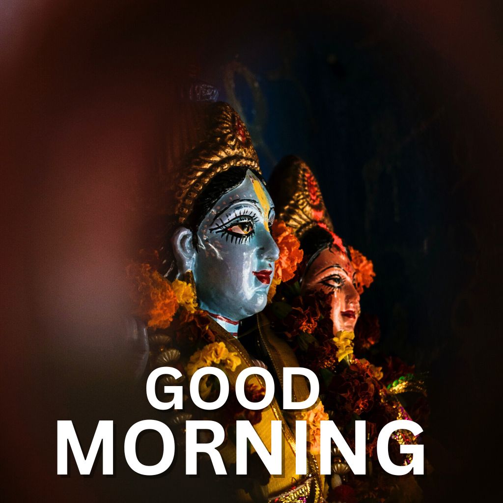 Beautiful Radha Krishna Good Morning Wishes Images photo Download
