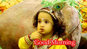 God Krishna Good Morning Images Wallpaper Pictures Photo Pics Download For Whatsaap With Bal Krishna