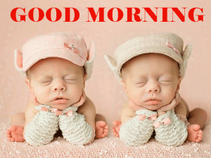 Cute Baby Good Morning Photo pictures Free Download 