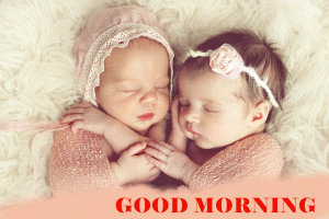Cute Baby Good Morning Photo Pics free Download 