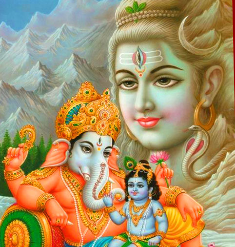 Shiva ji & Ganesh God Full Size Images 