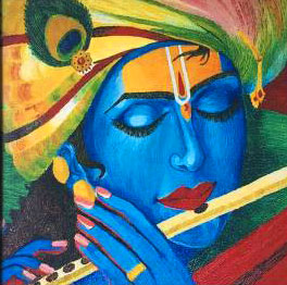 God Krishna Painting Images