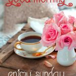 Sunday Good Morning Pics Wallpaper With Rose